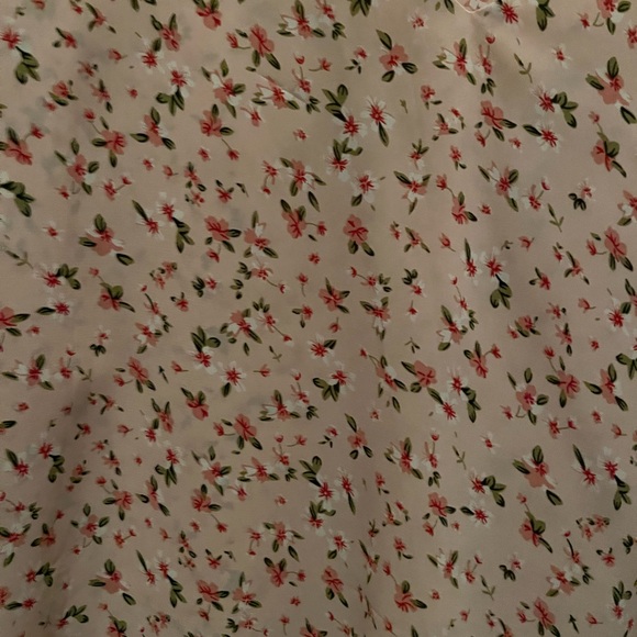 Target Pink Floral Ruffle Blouse - Picture 2 of 3